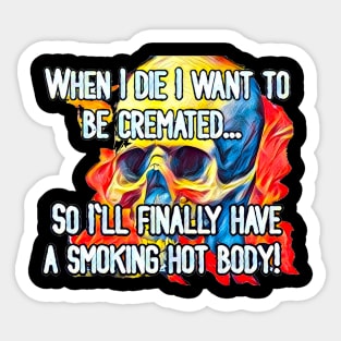 Smoking Hot Sticker